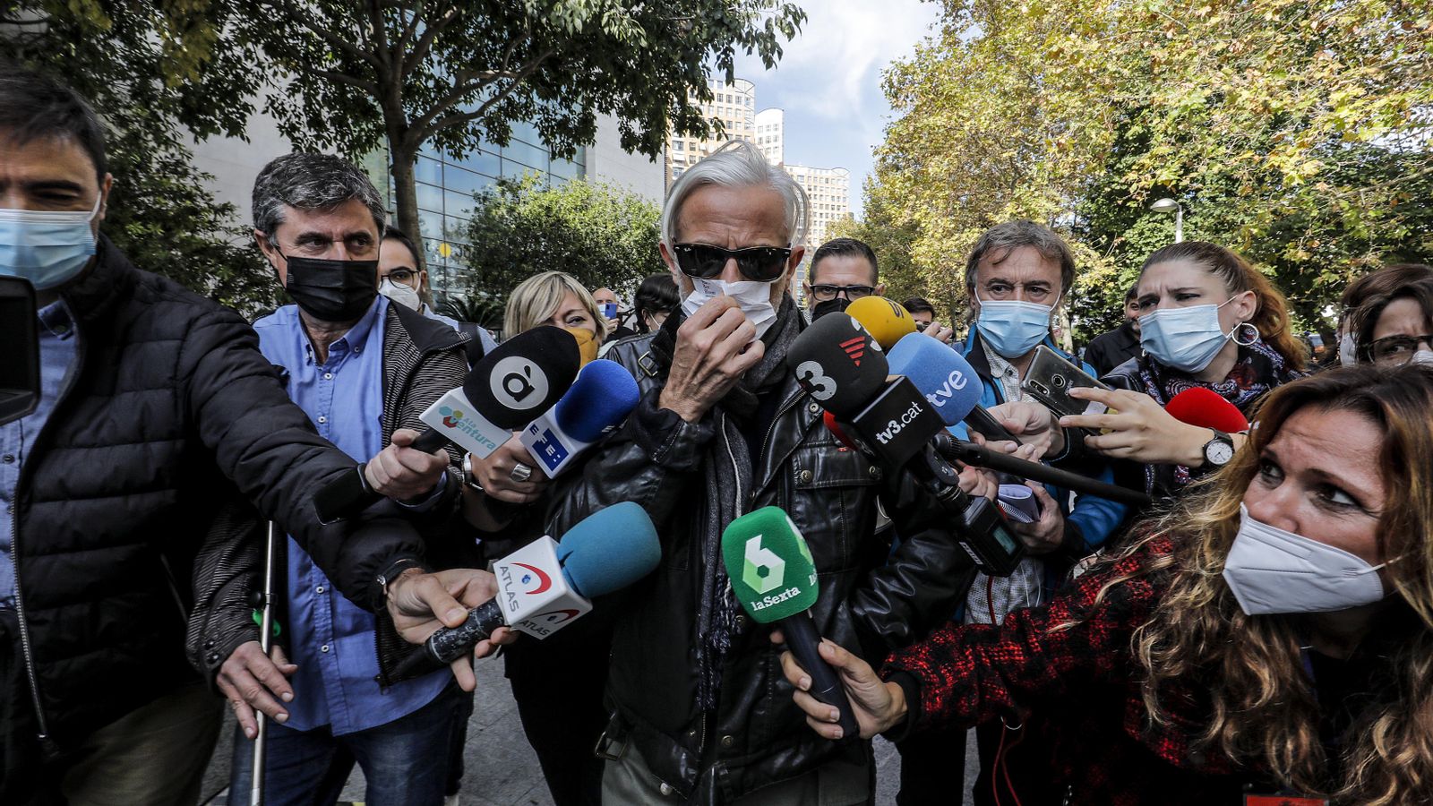 L'exgerent d'Imelsa Marcos Benavent eixint del jutjat aquest dimecres.