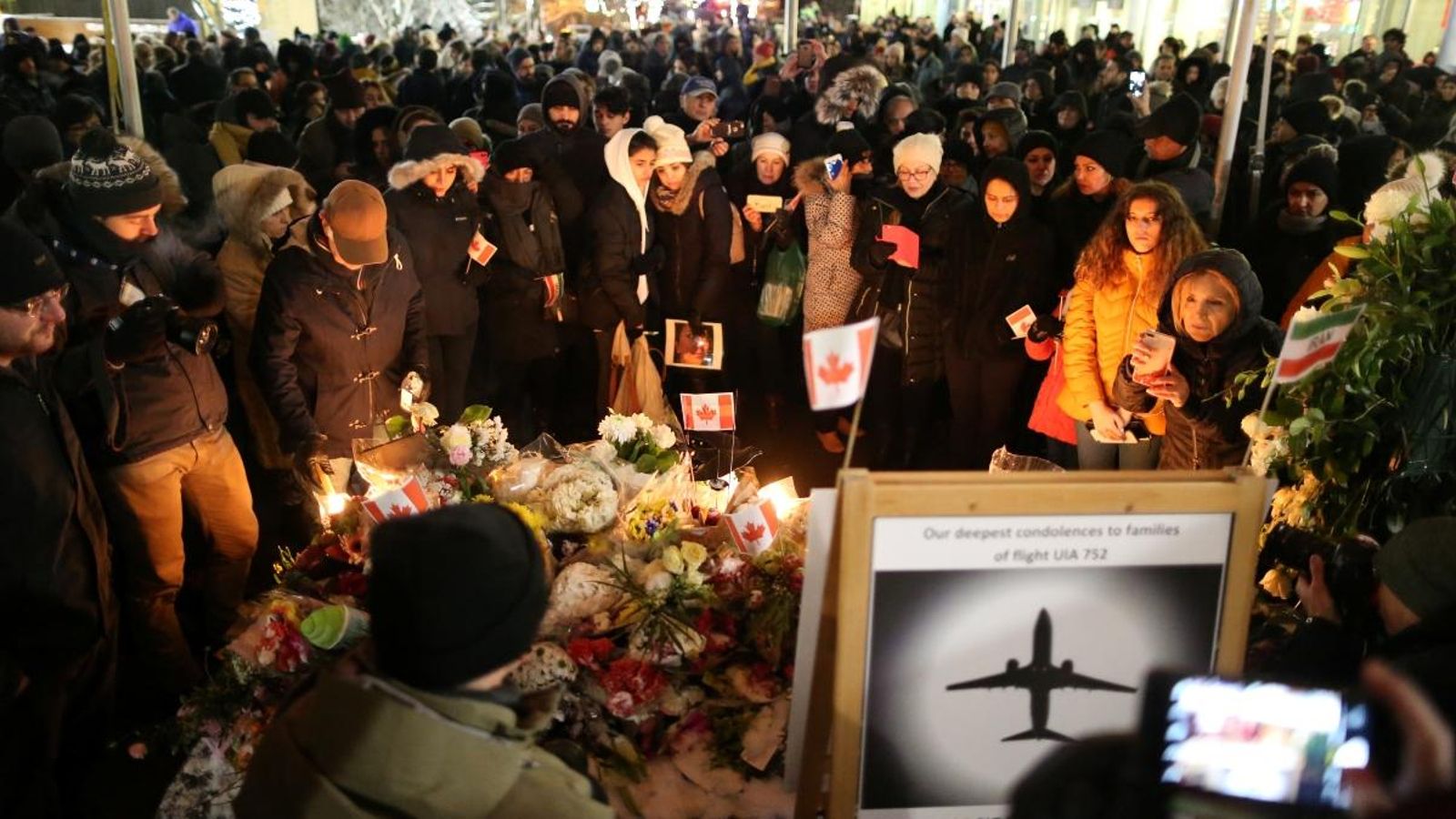 Acte de vigília celebrat al Canadà per les víctimes del avió ucraïnés abatut a l'Iran