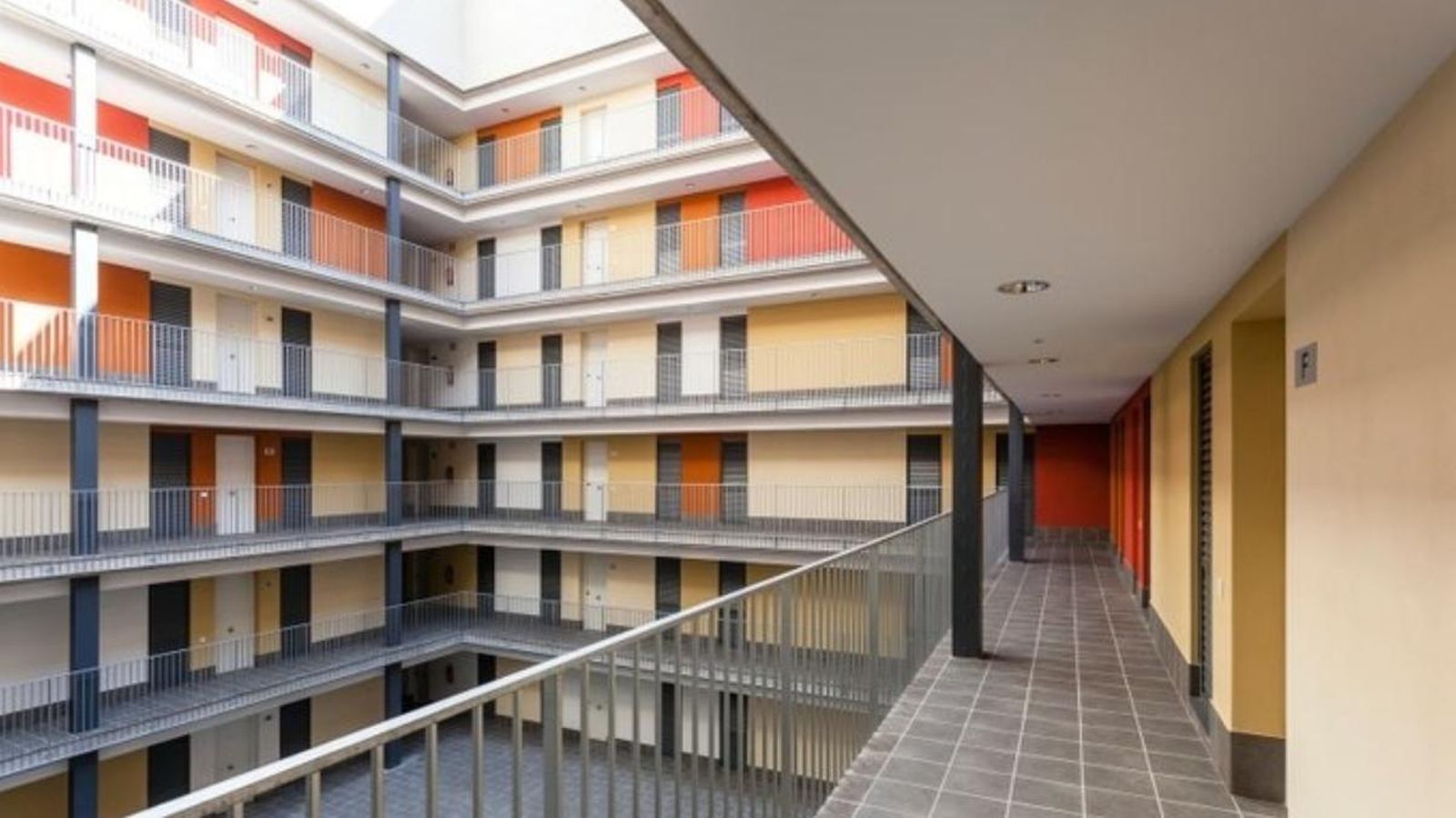 Una promoció de vivenda pública en una imatge d'arxiu