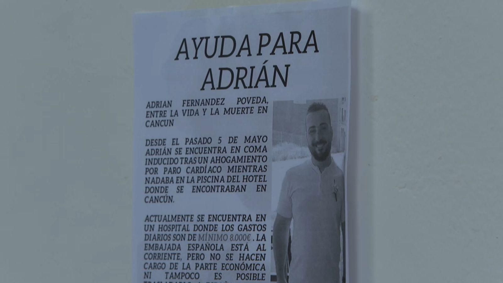 Un dels cartells penjats en un establiment d'Alzira que col·labora en la campanya de recaptació de fons per al tractament sanitari Un dels cartells penjats en un establiment d'Alzira que col·labora en la campanya de recaptació de fons per al tractament sanitari