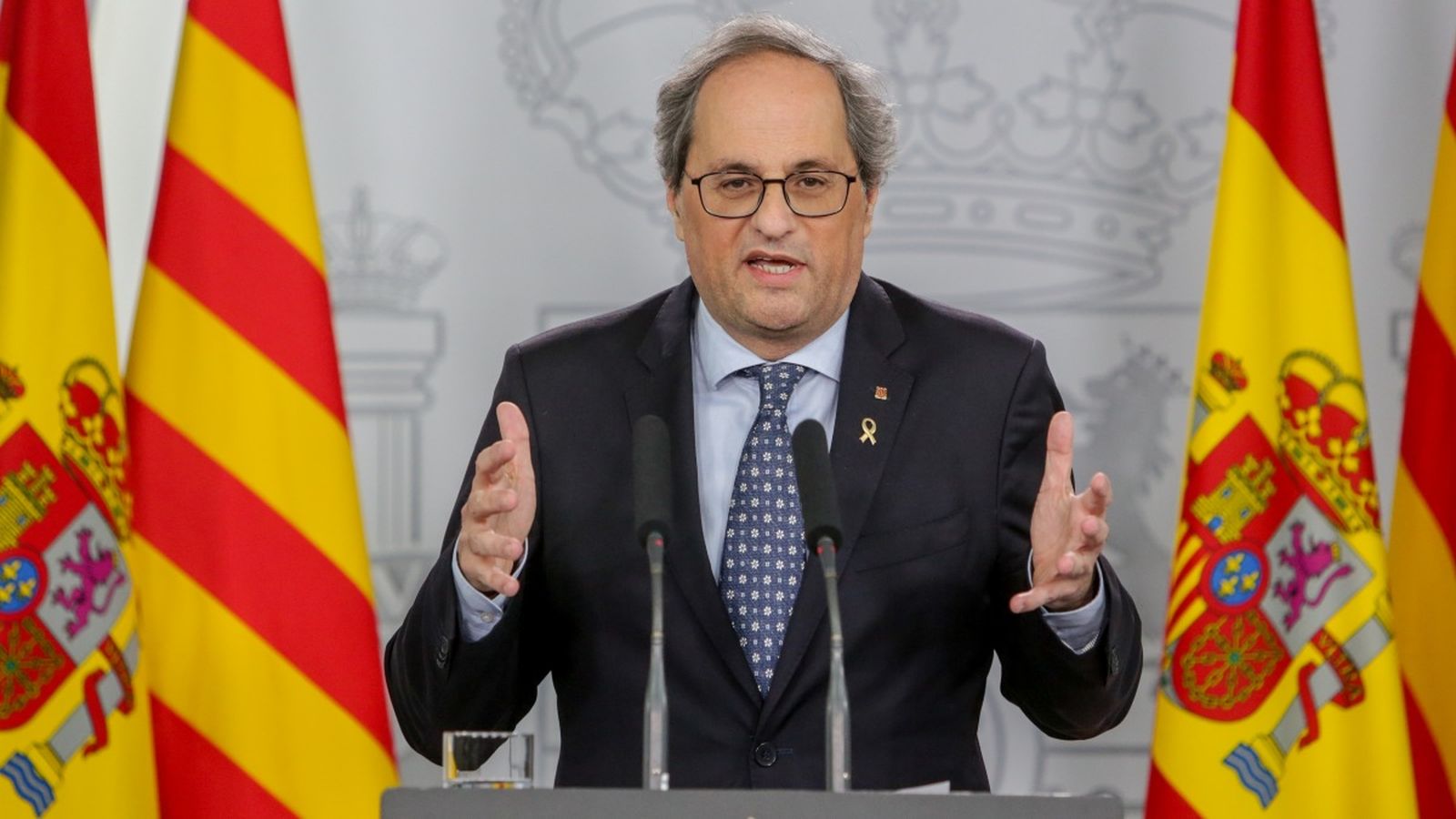El president de la Generalitat de Catalunya, Quim Torra