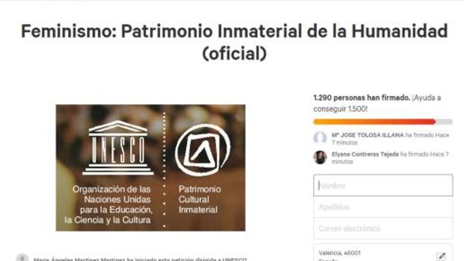 L\'últim desig de Carmen Alborch pren vida en Internet