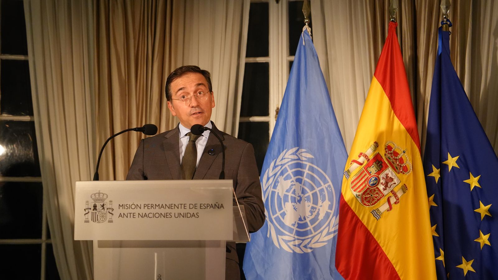 Albares, en la reunió de l'ONU