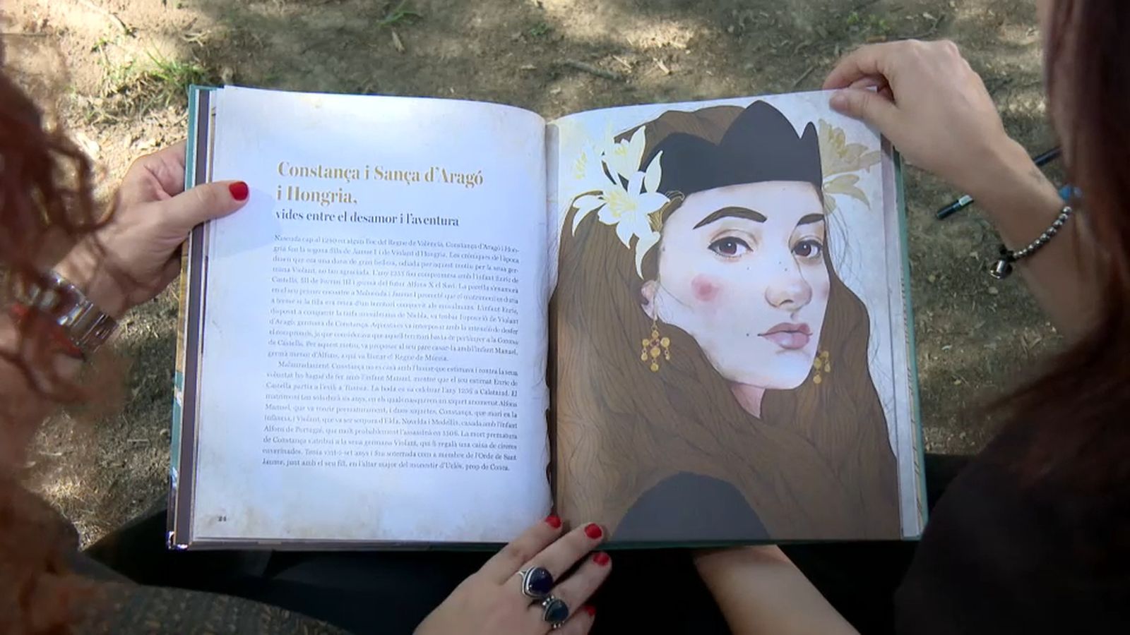 En la imatge, una de les il·lustracions de 'Més enllà de Jaume I'