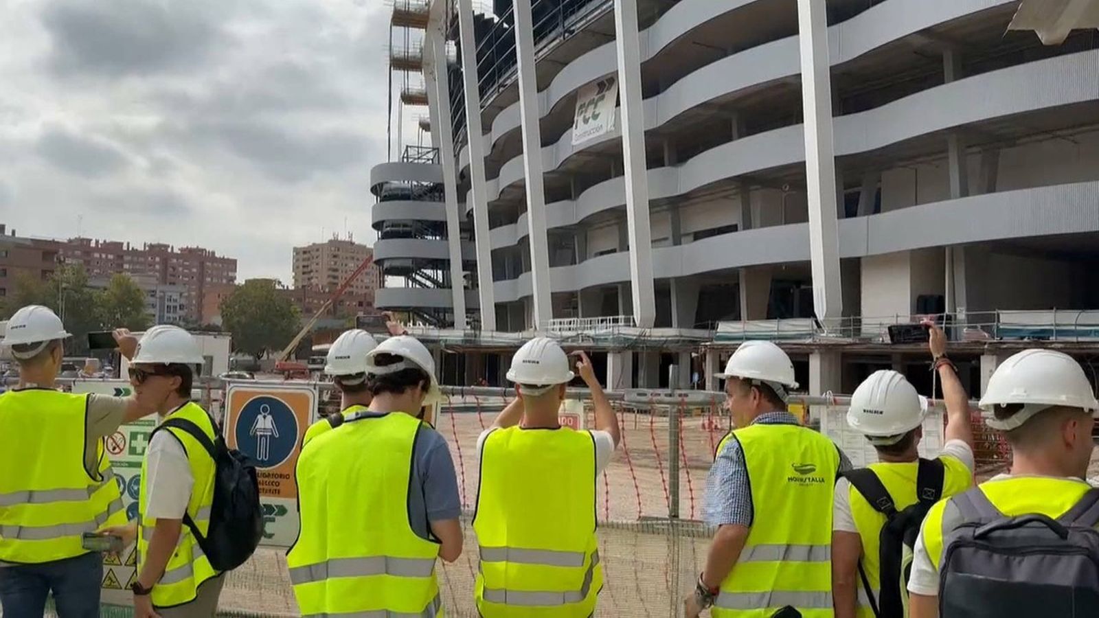 Així avancen les obres del nou Mestalla