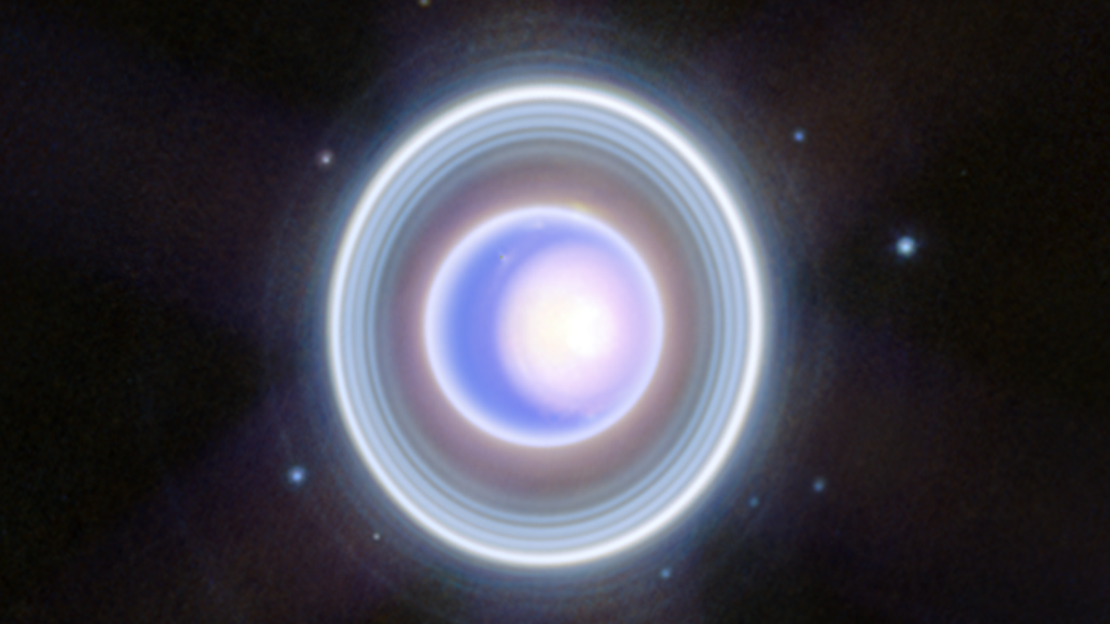 El telescopi espacial James Webb ha dirigit la seua mirada cap a l'inusual i enigmàtic gegant gelat Urà, capturant un món dinàmic amb anells, llunes, tempestes i altres característiques atmosfèriques