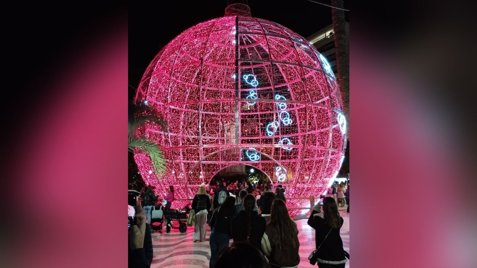 Una de les grans apostes lumíniques de la ciutat d'Alacant per a aquest Nadal