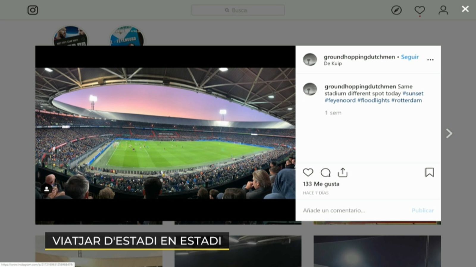 19.11.2019 | Xarxes | NM El 'groundhopping', viatjar d'estadi en estadi