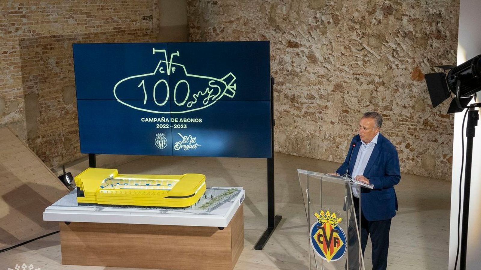 Imatge de la presentació de la campanya d'abonaments