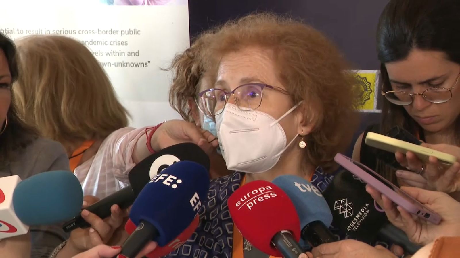 la viròloga Margarita del Val, aquest dimecres a València