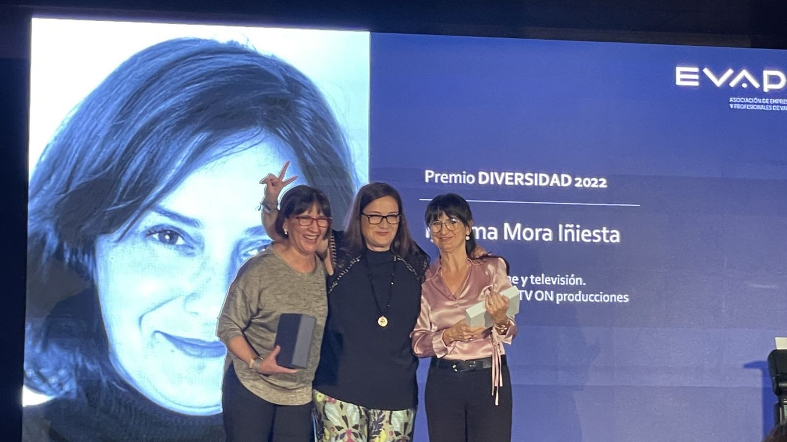 El guardó EVAP a la diversitat ha sigut per a la productora de cinema i televisió Paloma Mora