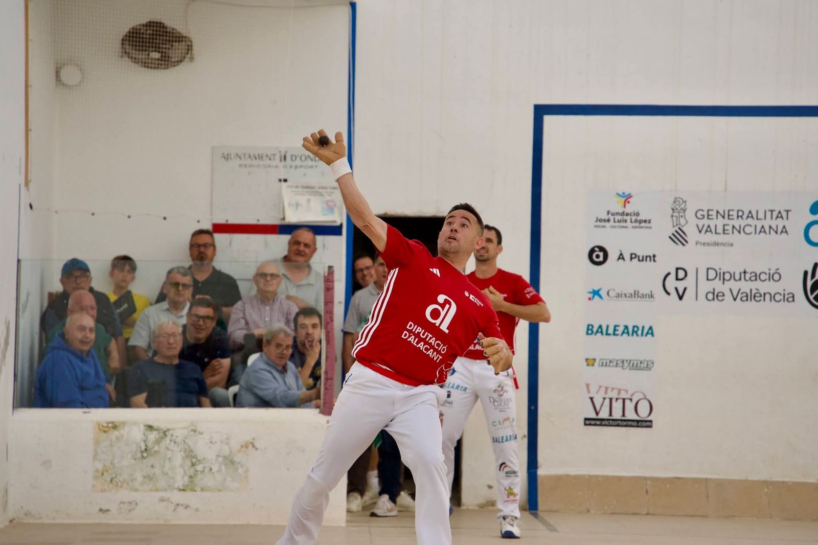 Jesús pilotari, representant de Pedreguer-Masymas