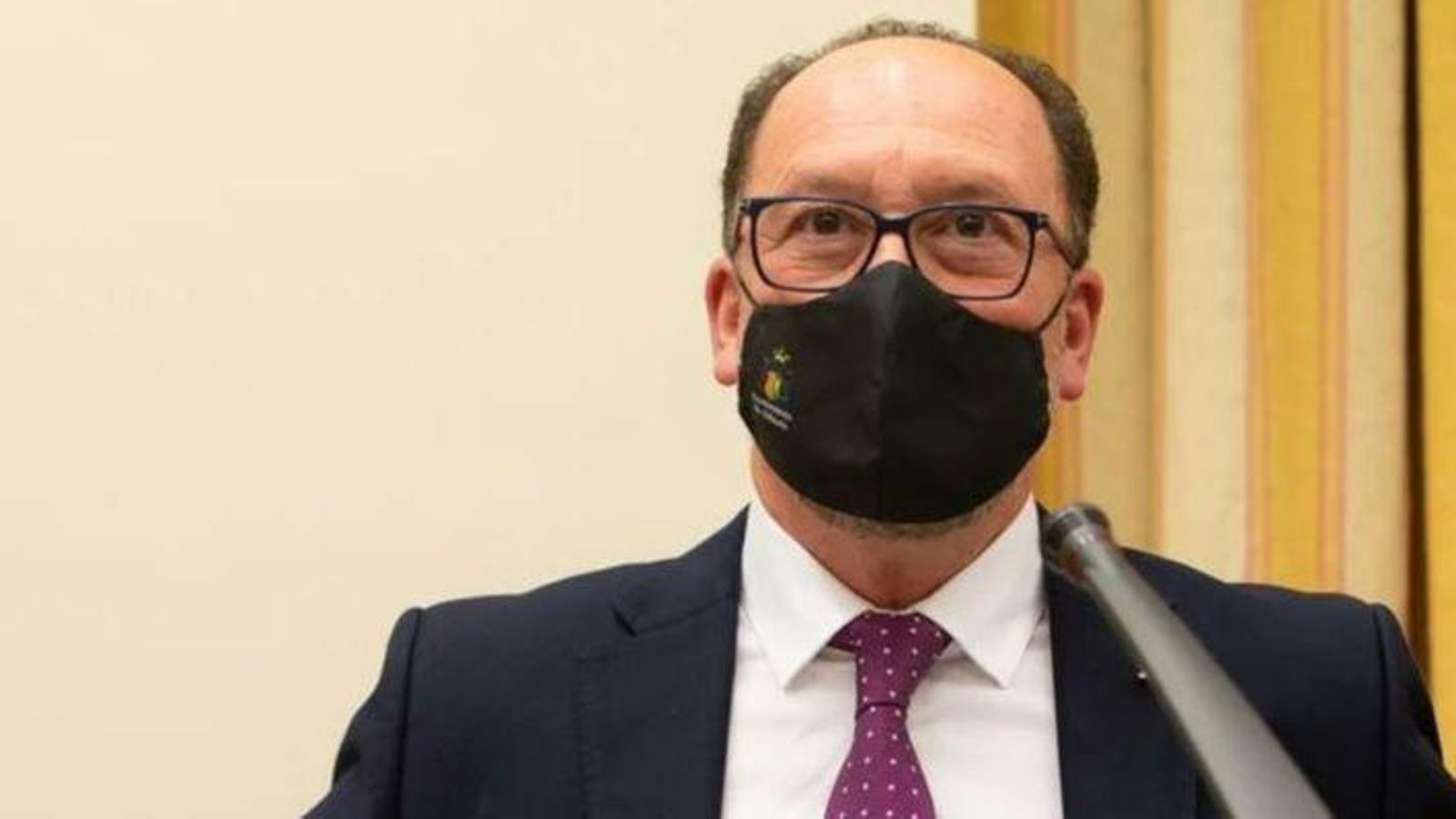 L'alcalde d'Oriola, Emilio Bascuñana, en un acte recent