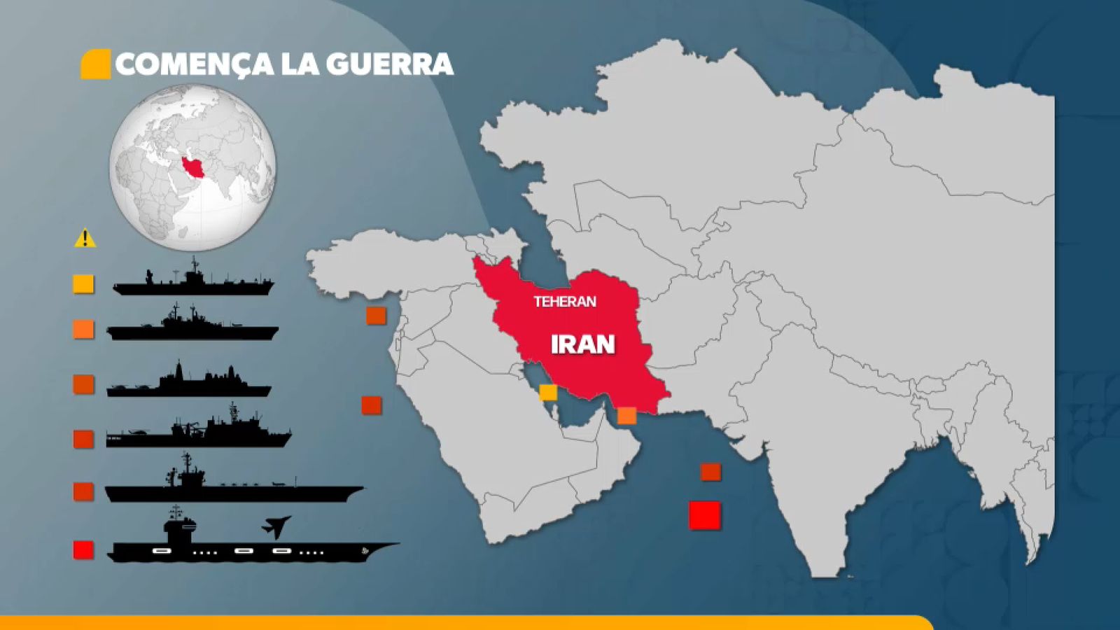 Desplegament naval de l'exercit estatunidenc als voltants del Golf Pèrsic