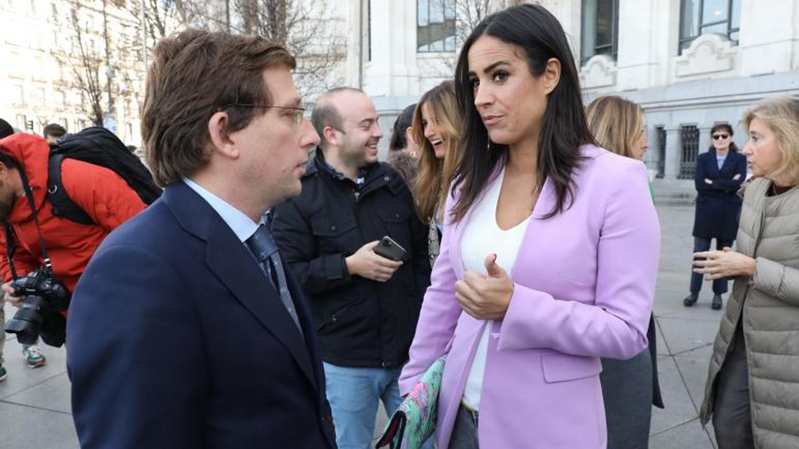 L'alcalde de Madrid, José Luis Martínez-Almeida, i la vicealcaldessa, Begoña Villacís