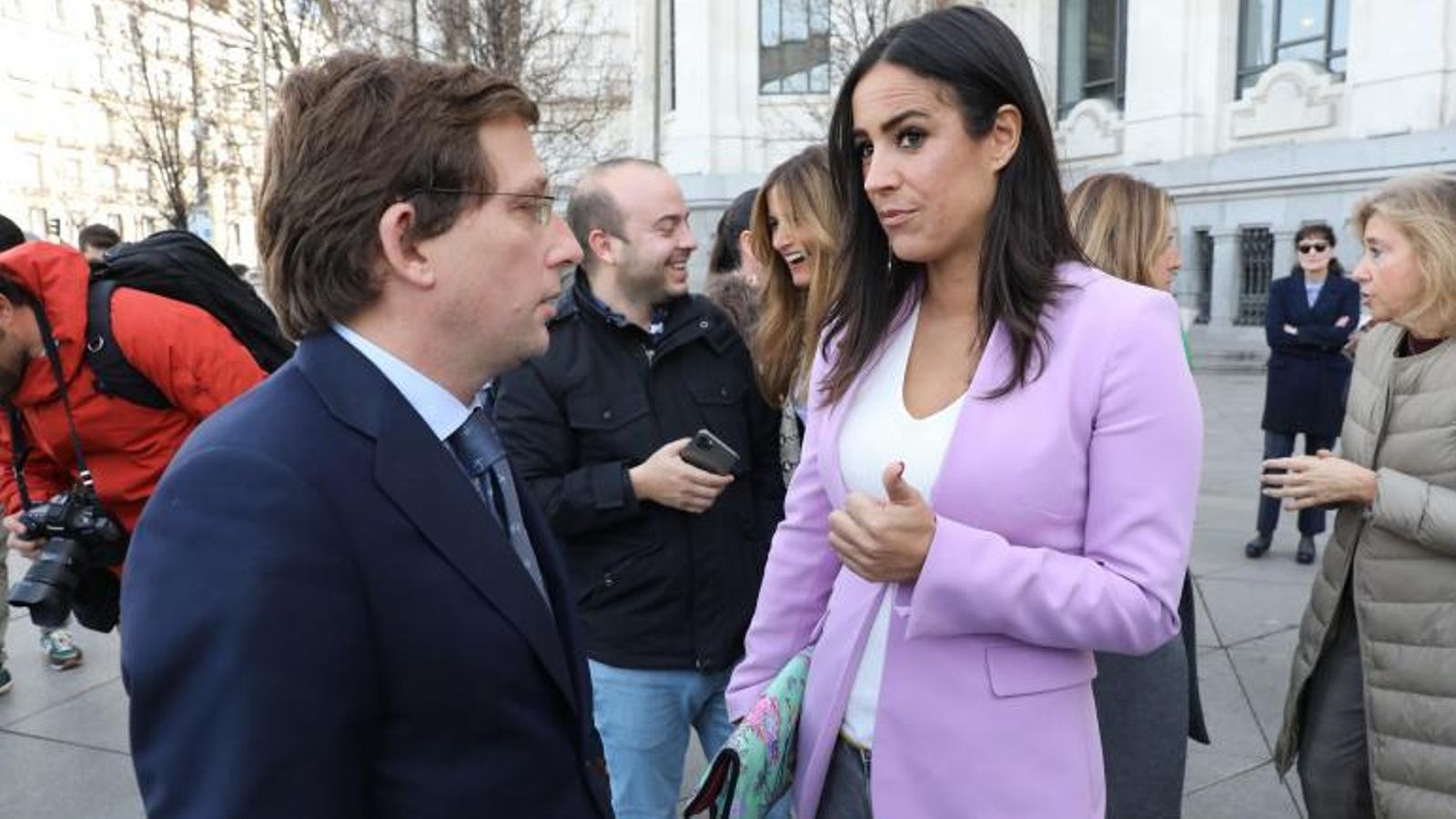 L'alcalde de Madrid, José Luis Martínez-Almeida, i la vicealcaldessa, Begoña Villacís