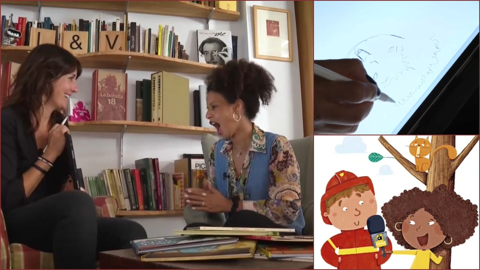 Ana Zurita treballa en el conte de Sénia Mulayali