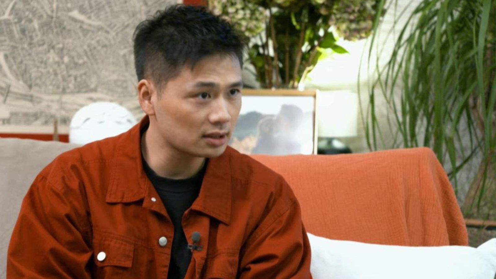 Hu Zhao, en un moment de l'entrevista amb Màxim Huerta