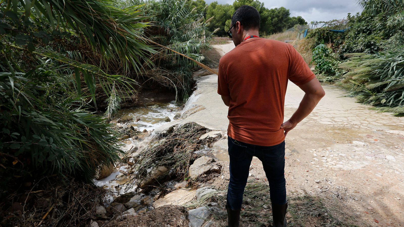 Punt del barranc de Quisi, al terme de Benissa, on van ocórrer els fets