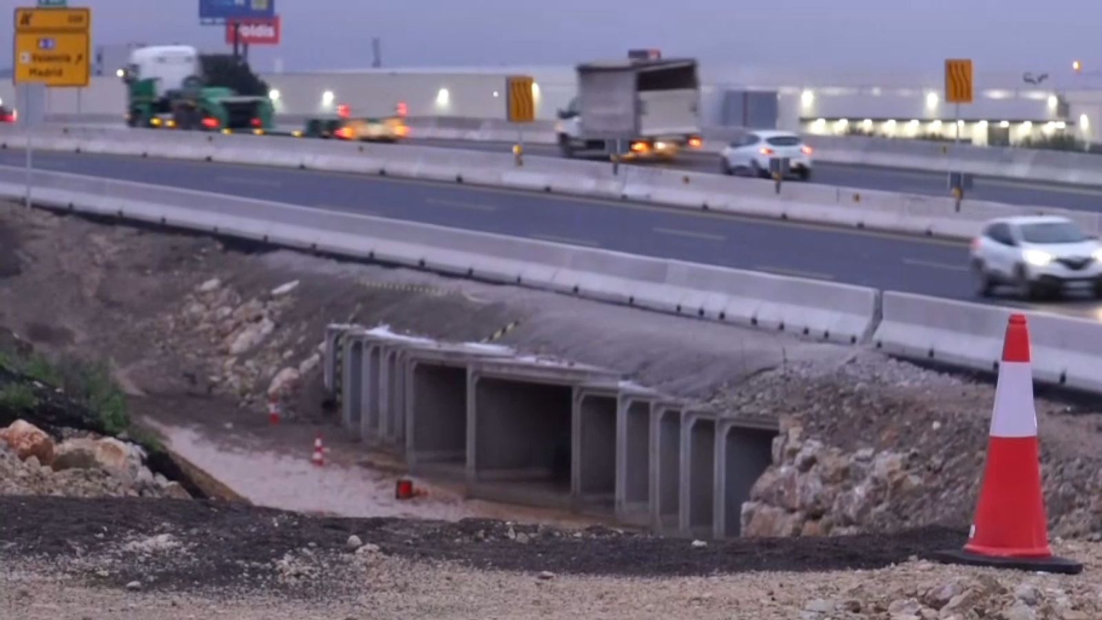 Nou desviament de l'A-7, que va quedar obert al trànsit este dijous