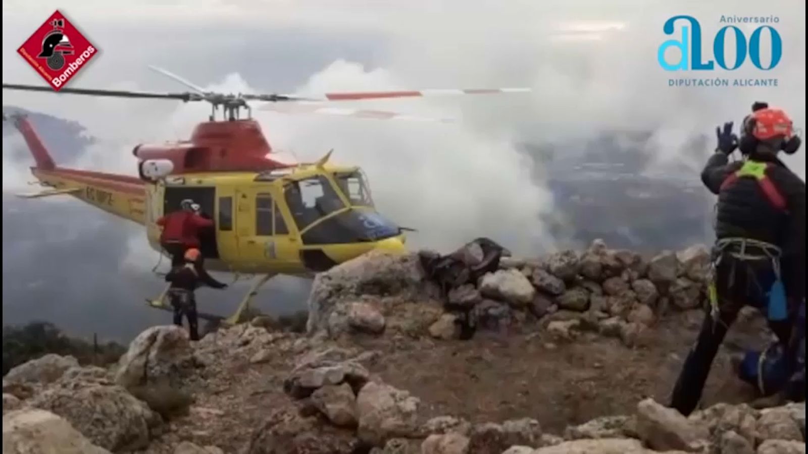 El senderista ha patit una caiguda i s'ha fracturat el peu dret