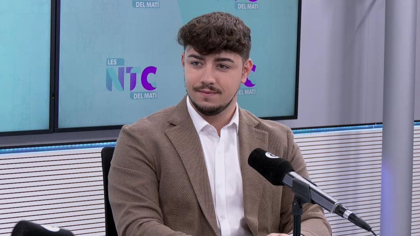 Germán Zaragoza en la seua visita a Les Notícies del Matí