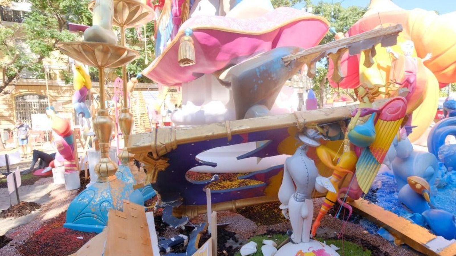 Remat caigut a la falla Na Jordana