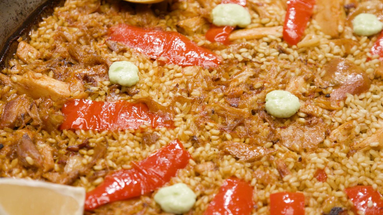 Arròs de pollastre rostit