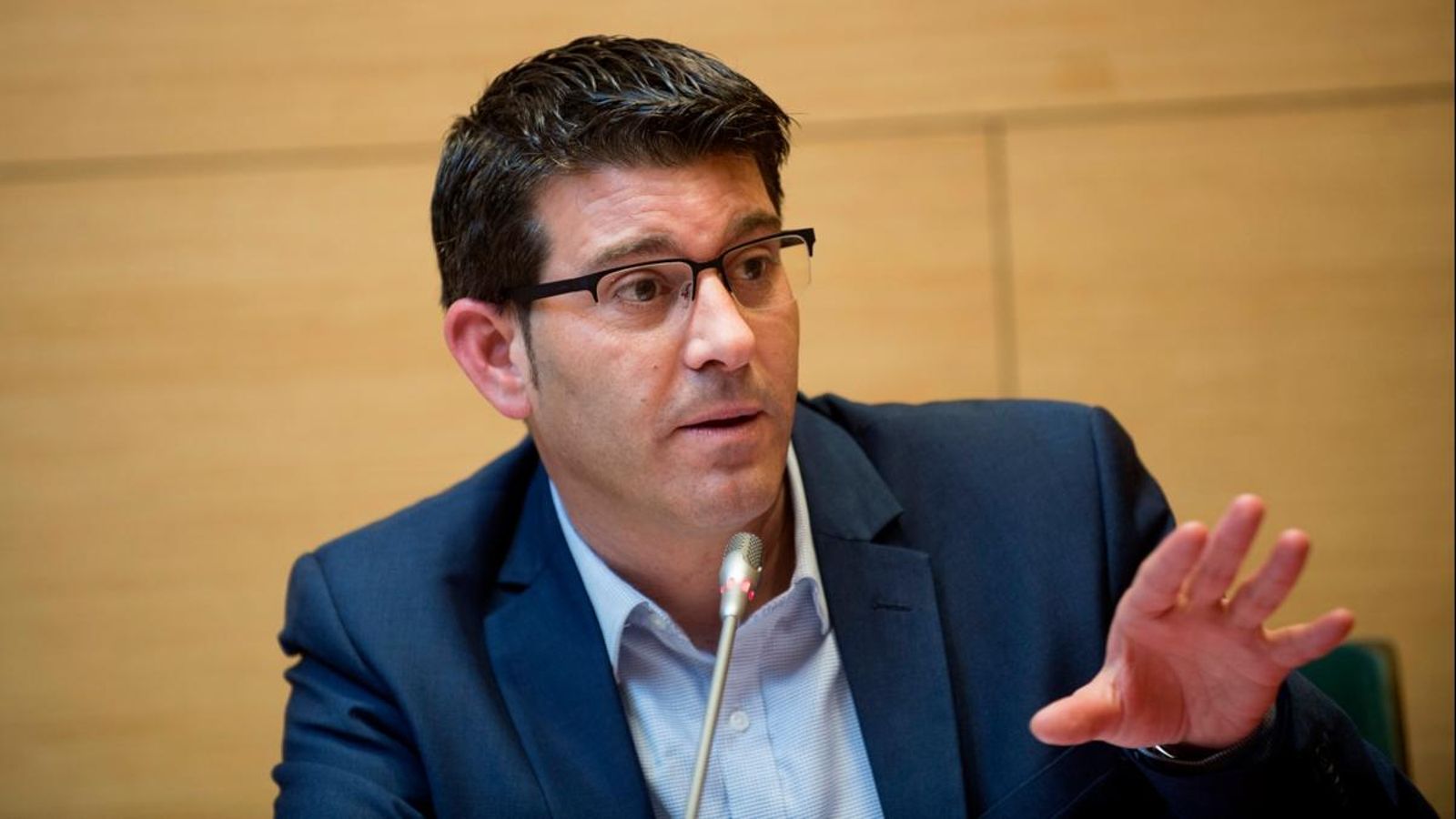 L'alcalde d'Ontinyent, Jorge Rodríguez, en una imatge d'arxiu