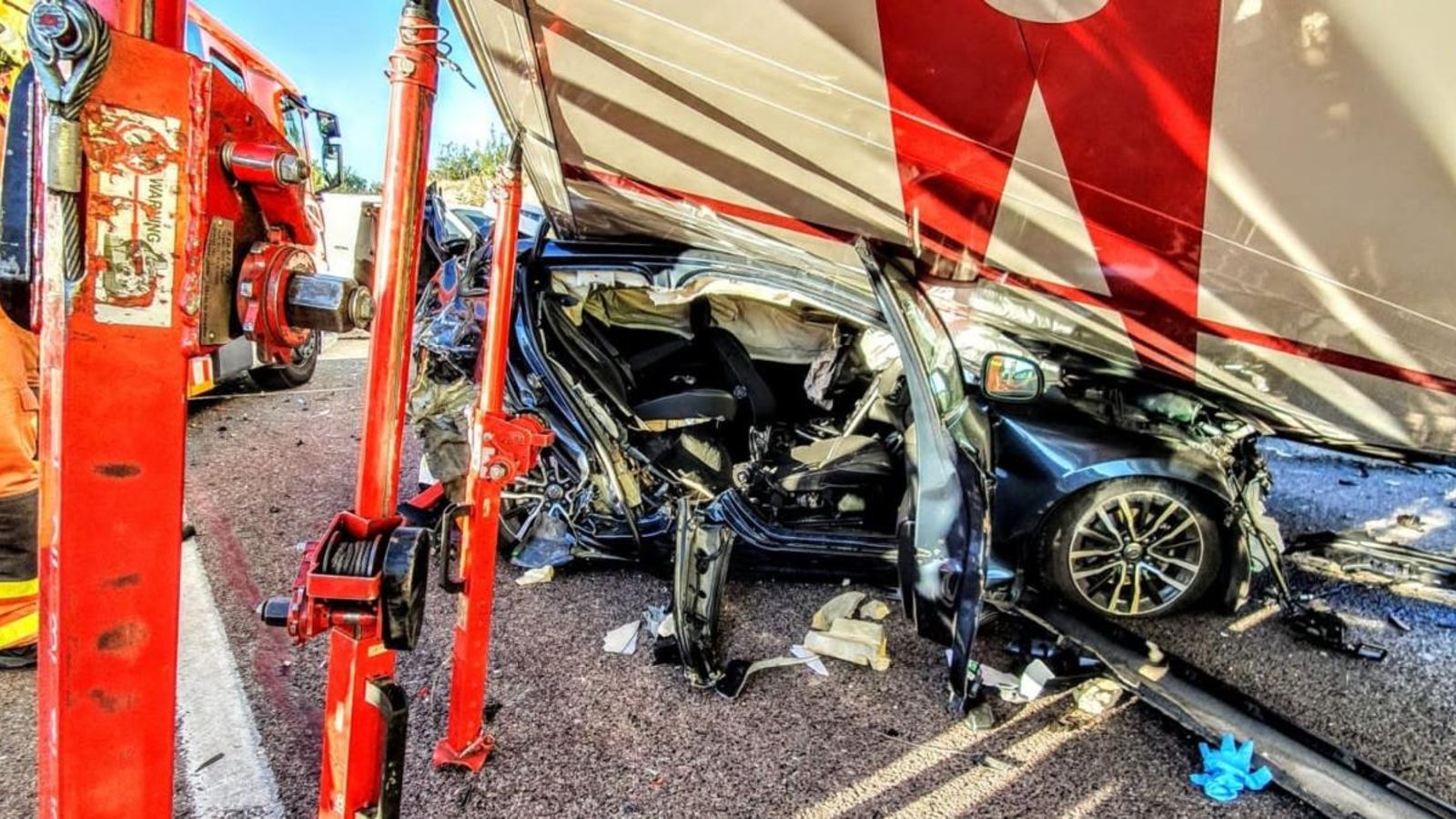 Imatge d'arxiu d'un accident de trànsit ocorregut al terme de Paterna