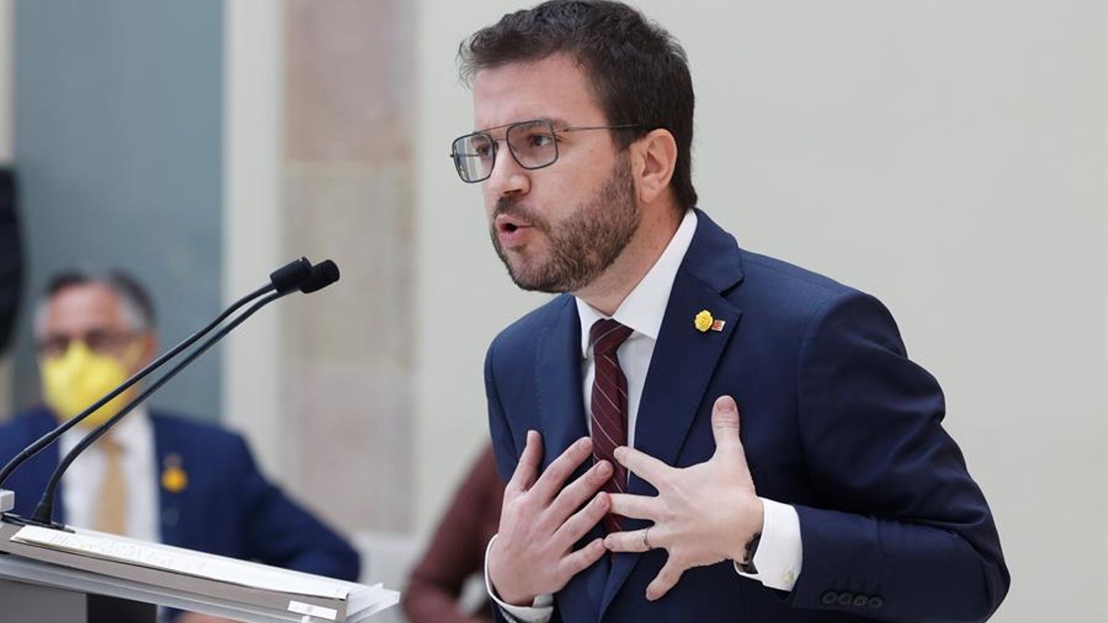 Pere Aragonès, aquesta vesprada