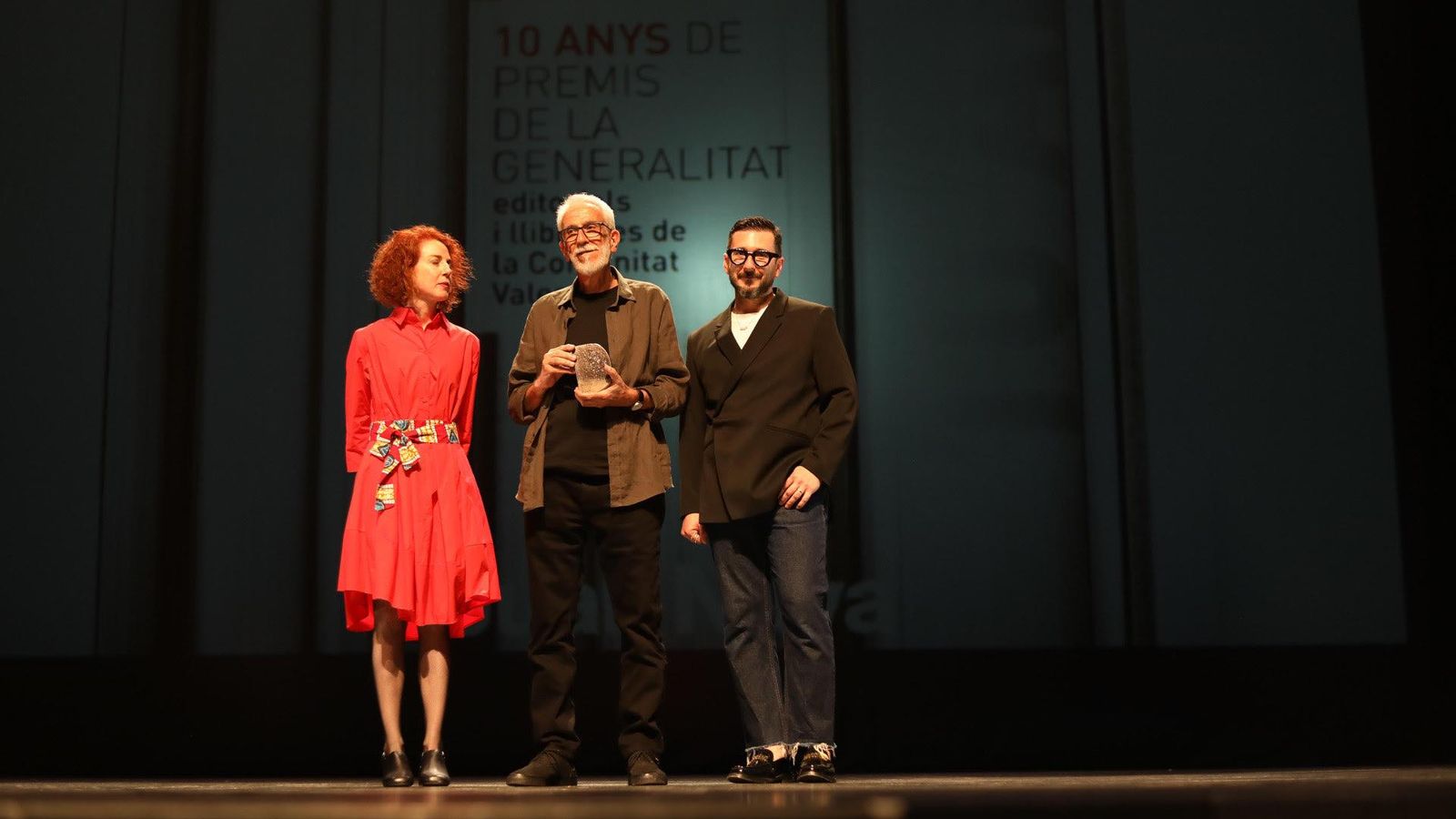 Moment de l'entrega dels guardons de l'ADCV