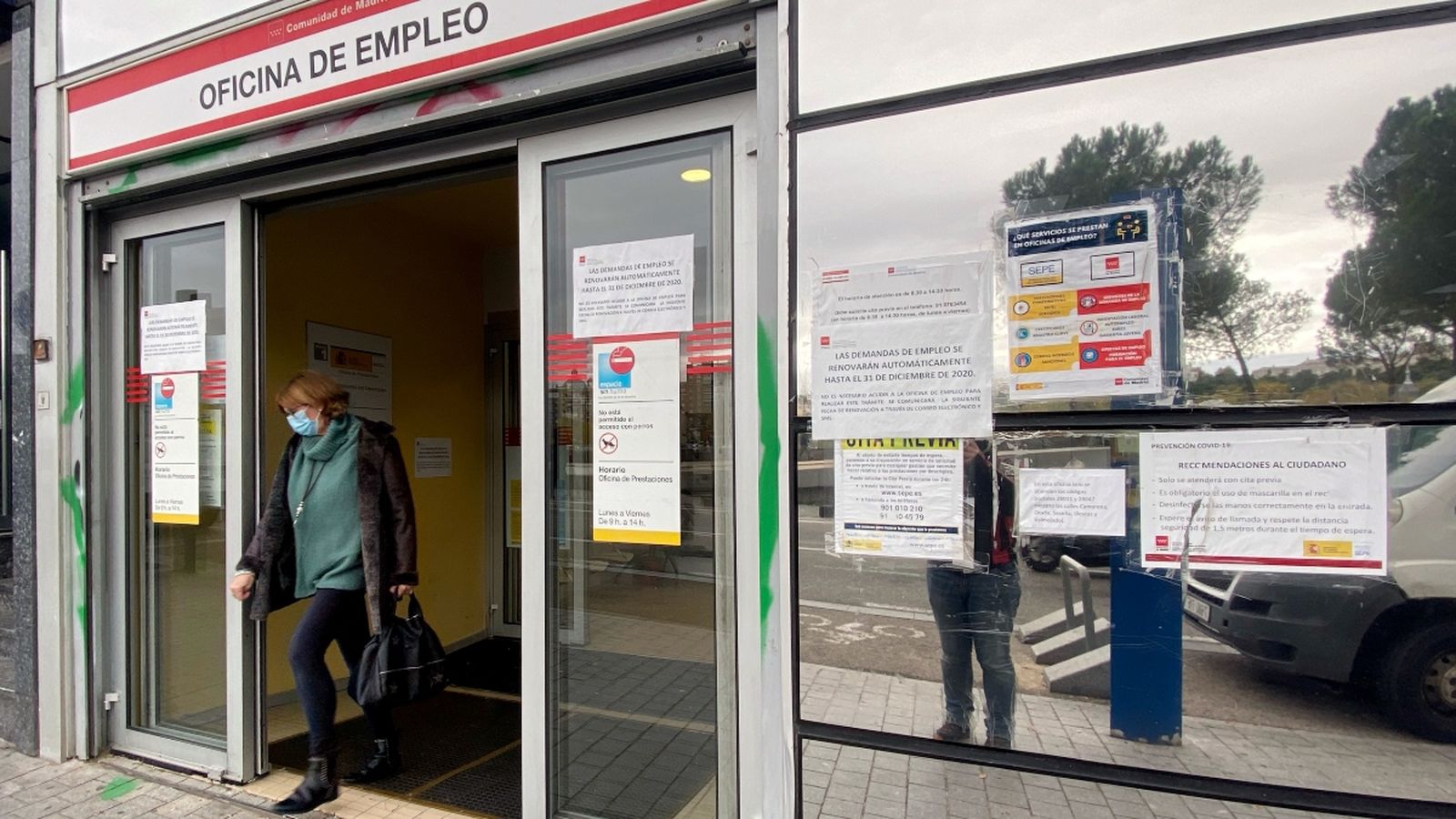 Oficina d'ocupació en una imatge d'arxiu