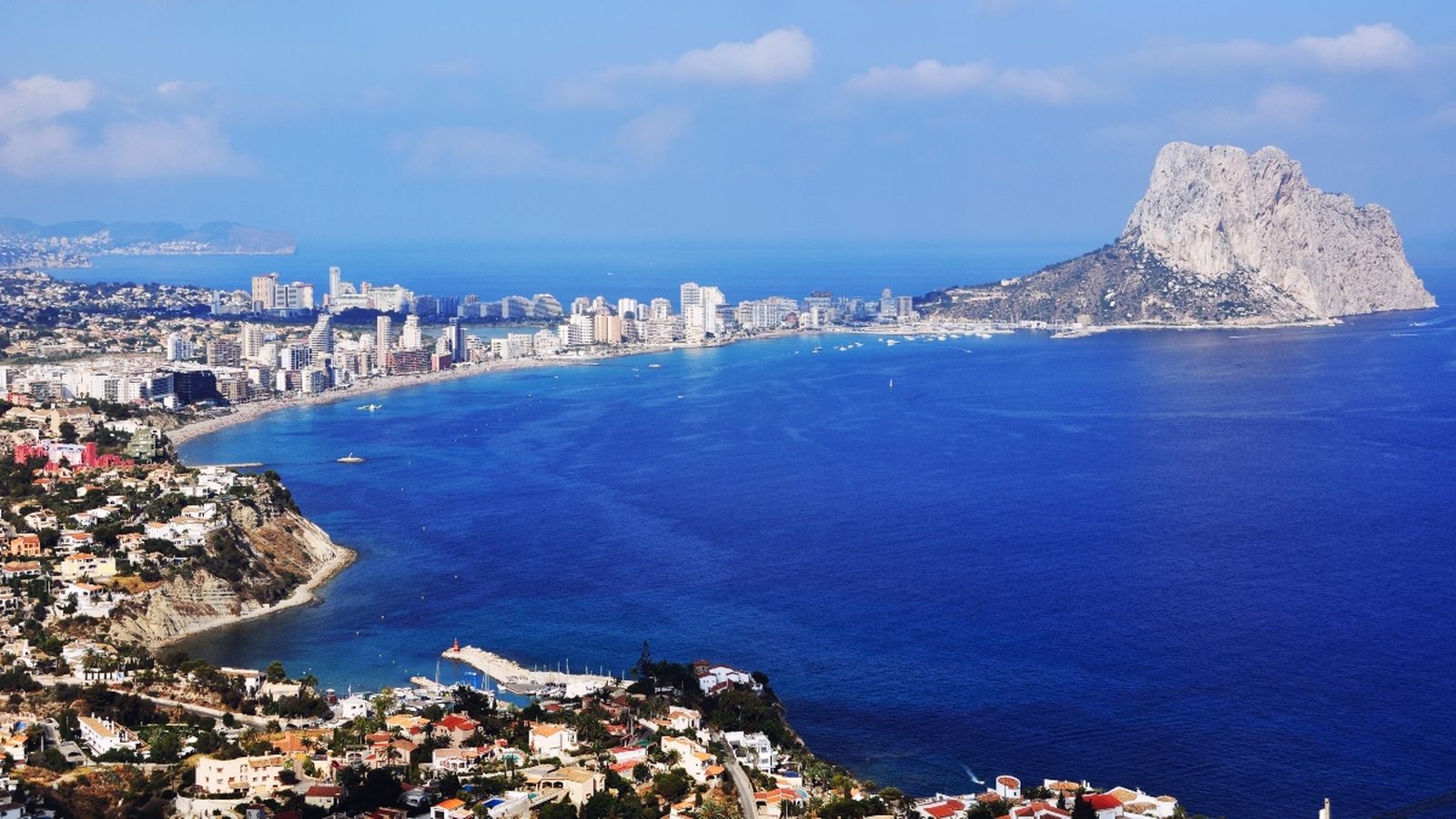 Costa de Calp, en una imatge d'arxiu