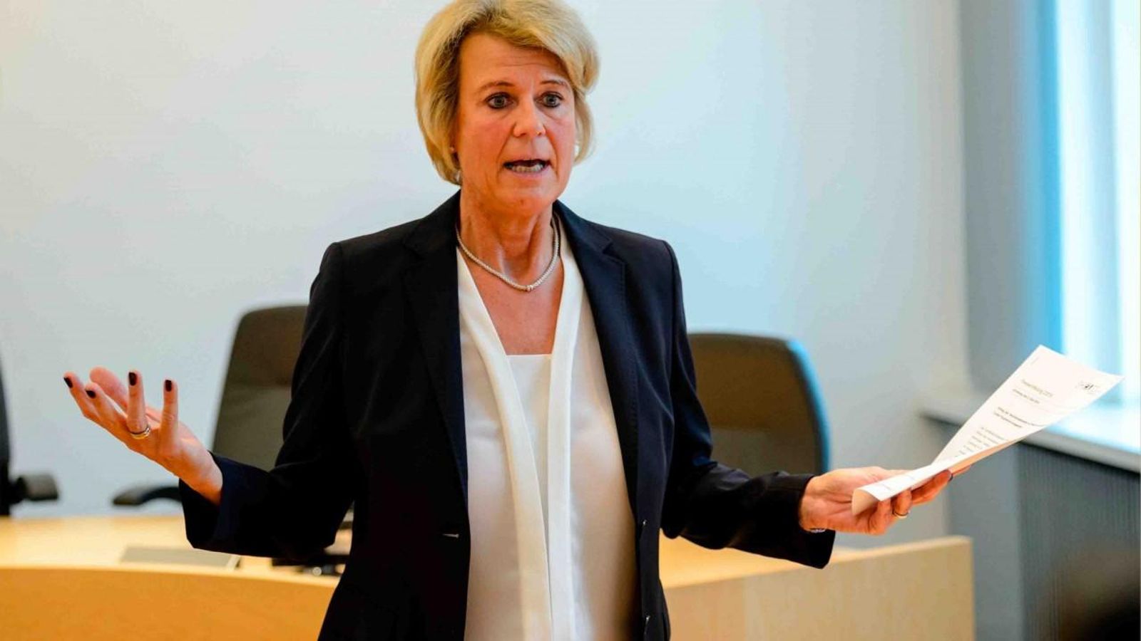 La jutgessa i portaveu del Tribunal Regional Superior de Schleswig (Alemanya), Frauke Holmer
