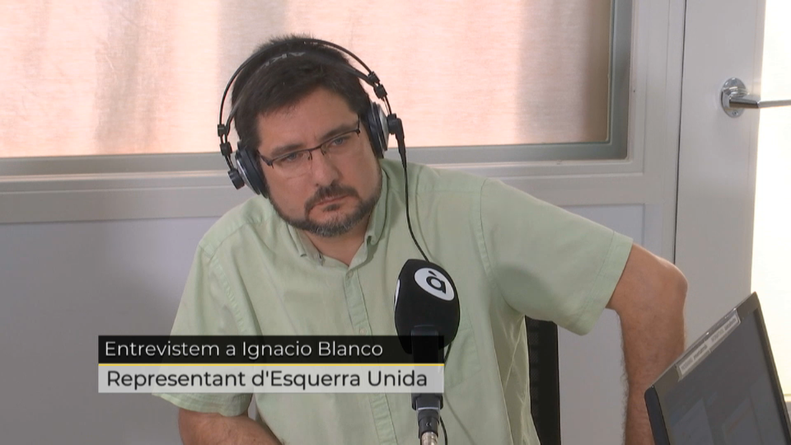 Escolta l'entrevista amb el representat d'EUPV en les negociacions per al nou pacte del Botànic, Ignacio Blanco