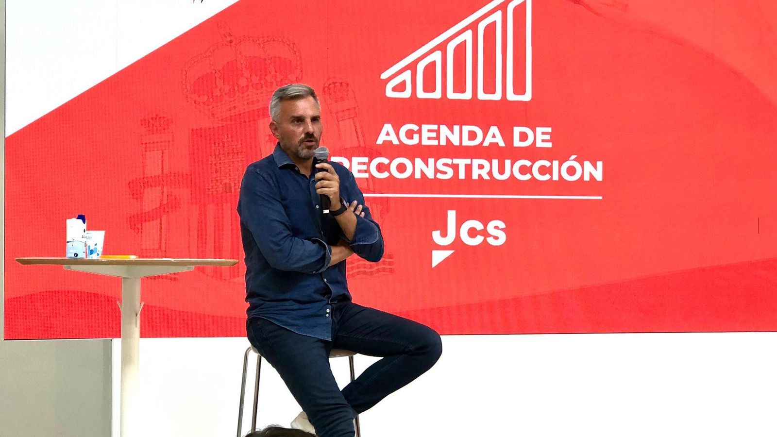 Borja González, fins ara secretari d'Organització nacional de Ciutadans, en un acte del partit