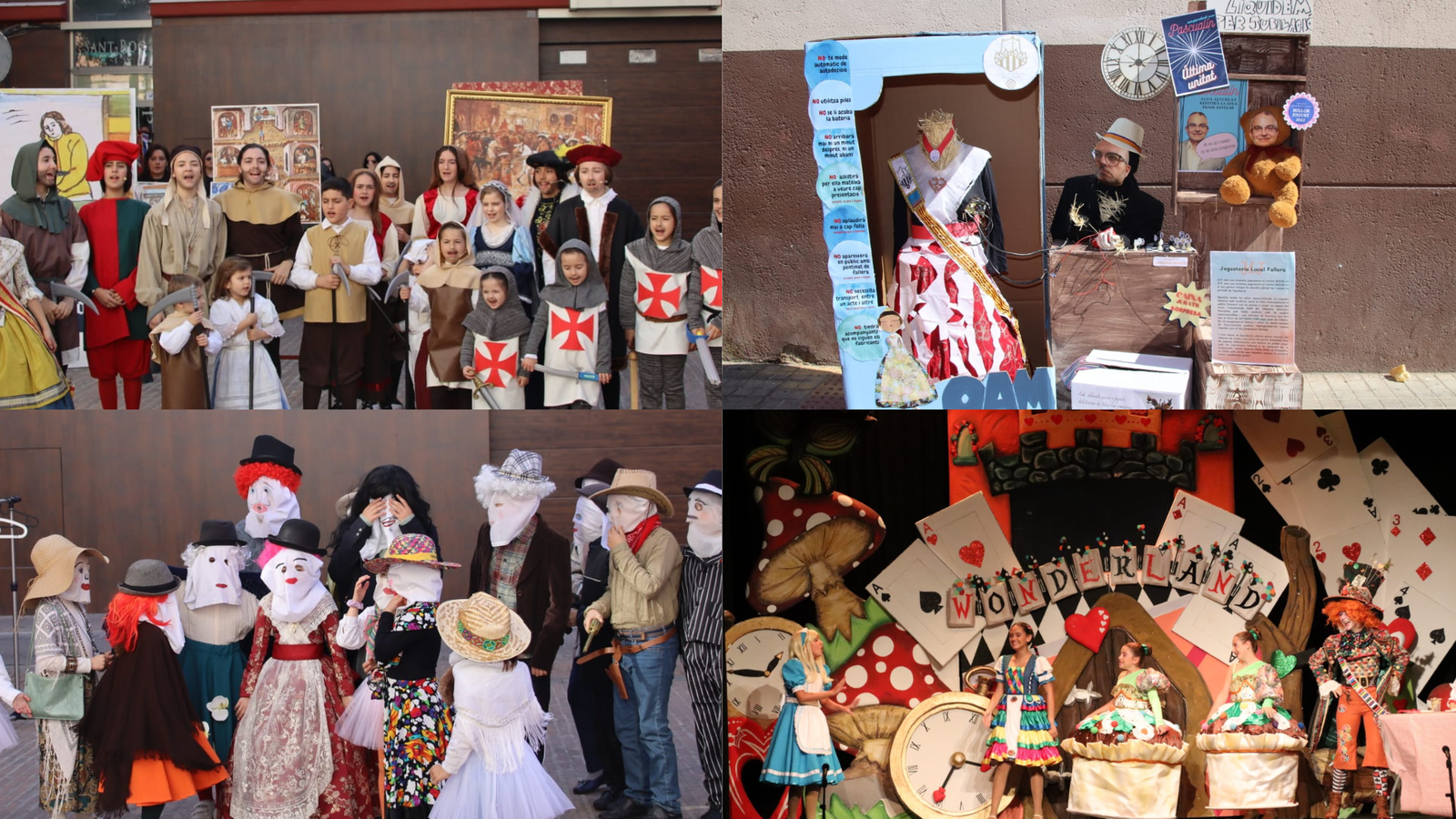 Les falles pallassos, la mostra de teatre faller i el cant de l'estoreta a les Falles de Torrent