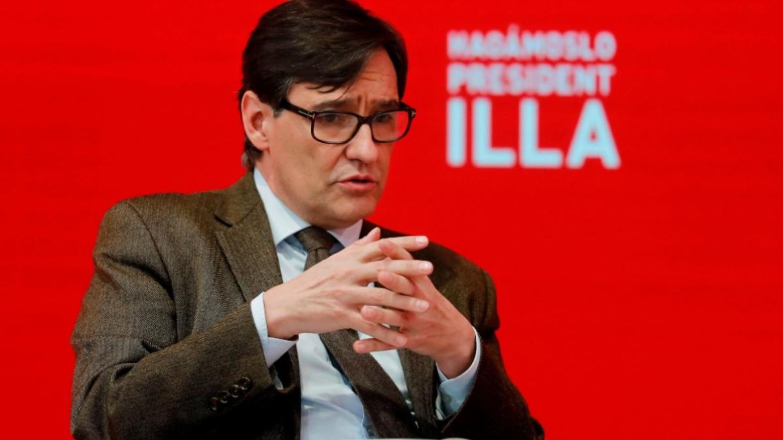 El candidat del PSC a la presidència de la Generalitat, Salvador Illa.