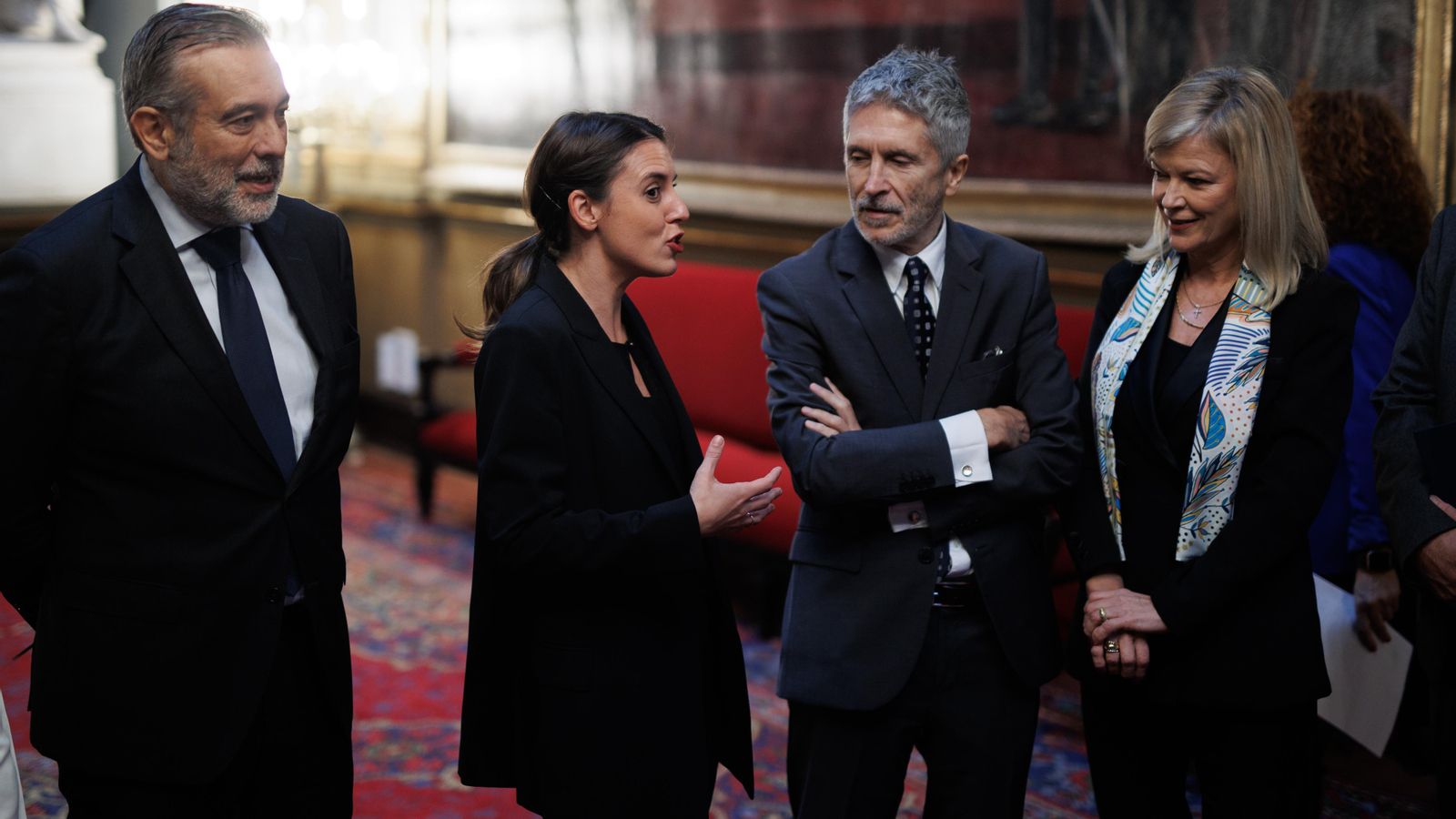 La ministra d'Igualtat, Irene Montero, aquest dijous