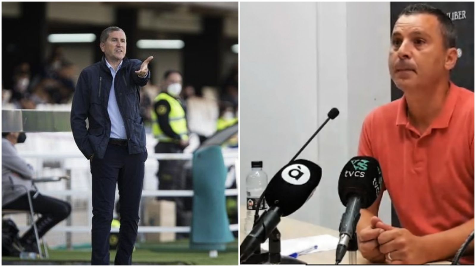 Juan Carlos Garrido (esquerra) i Sergi Escobar (dreta)