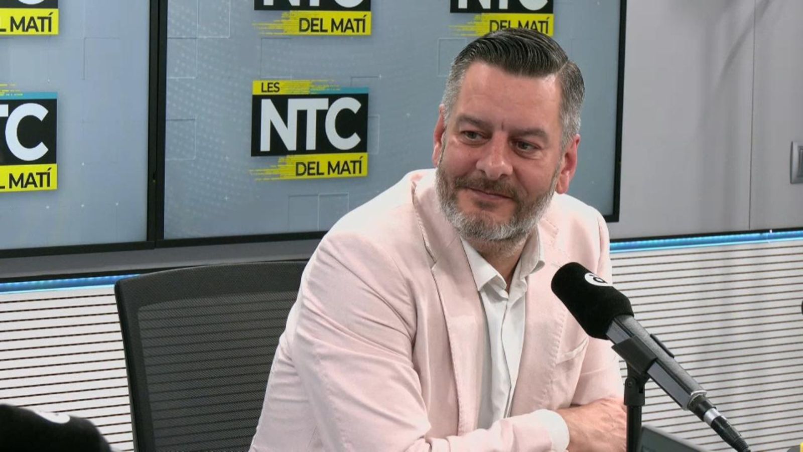 El regidor Carlos Galiana durant la seua intervenció en 'Les notícies del matí', aquest dijous