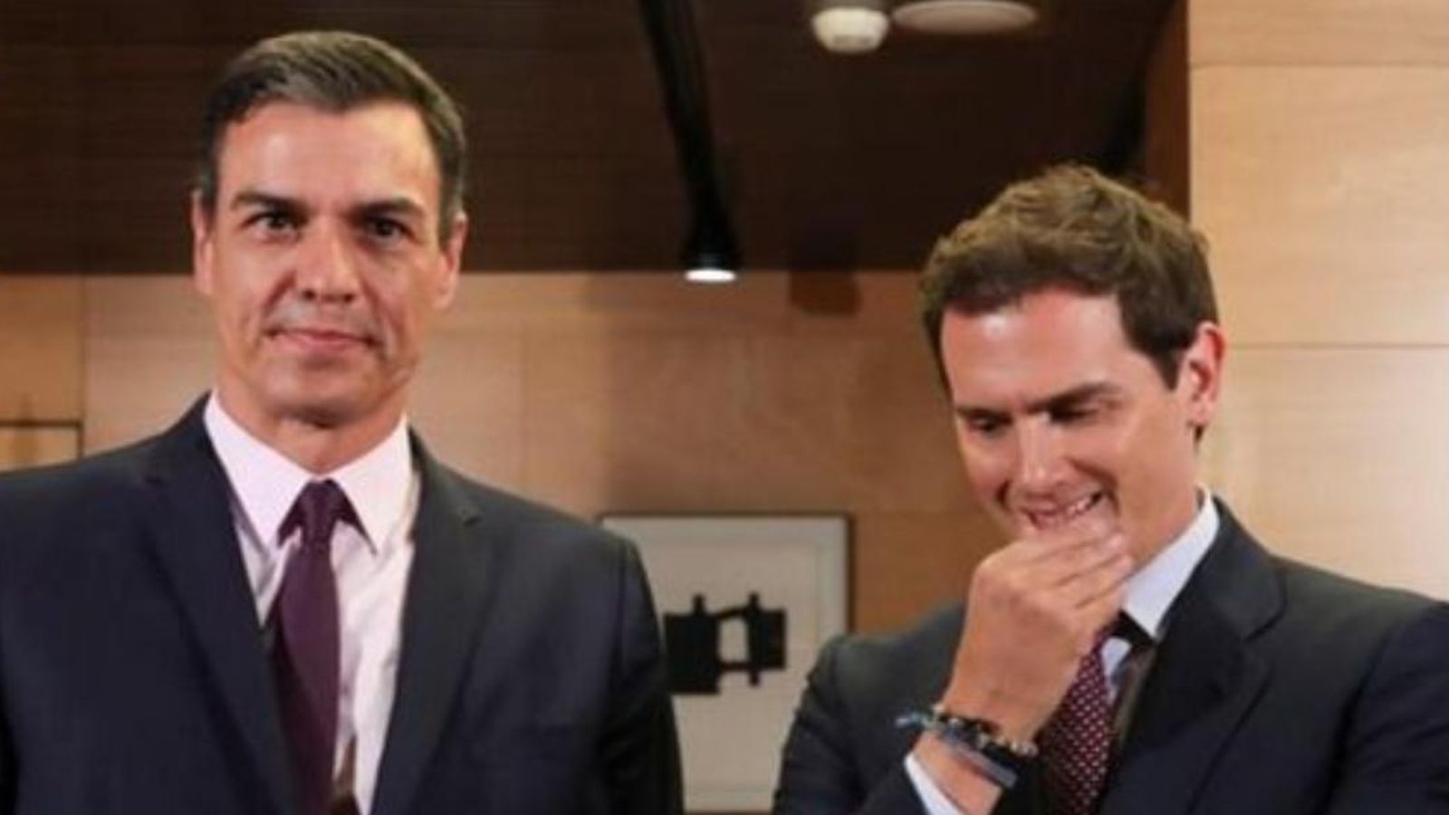 Pedro Sánchez i Albert Rivera, en una imatge d'arxiu