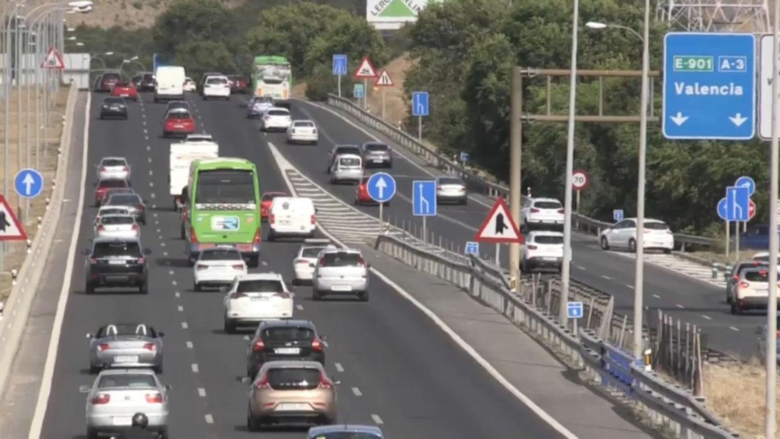 Imatge de les carreteres aquest divendres