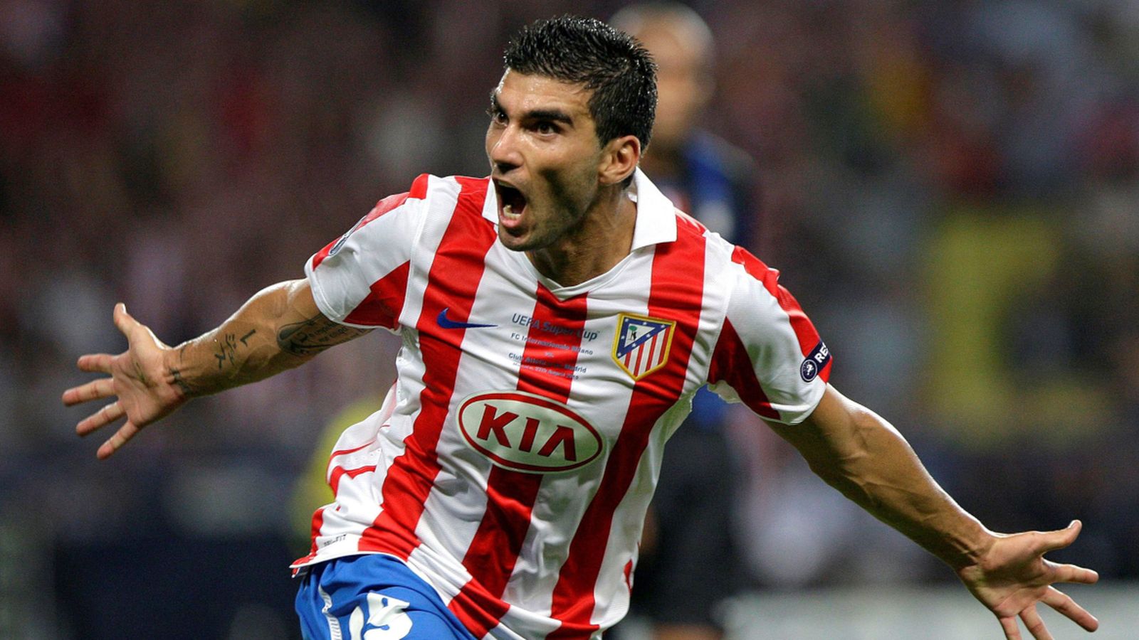 Reyes, en una imatge amb l'Atlètic de Madrid (Efe)