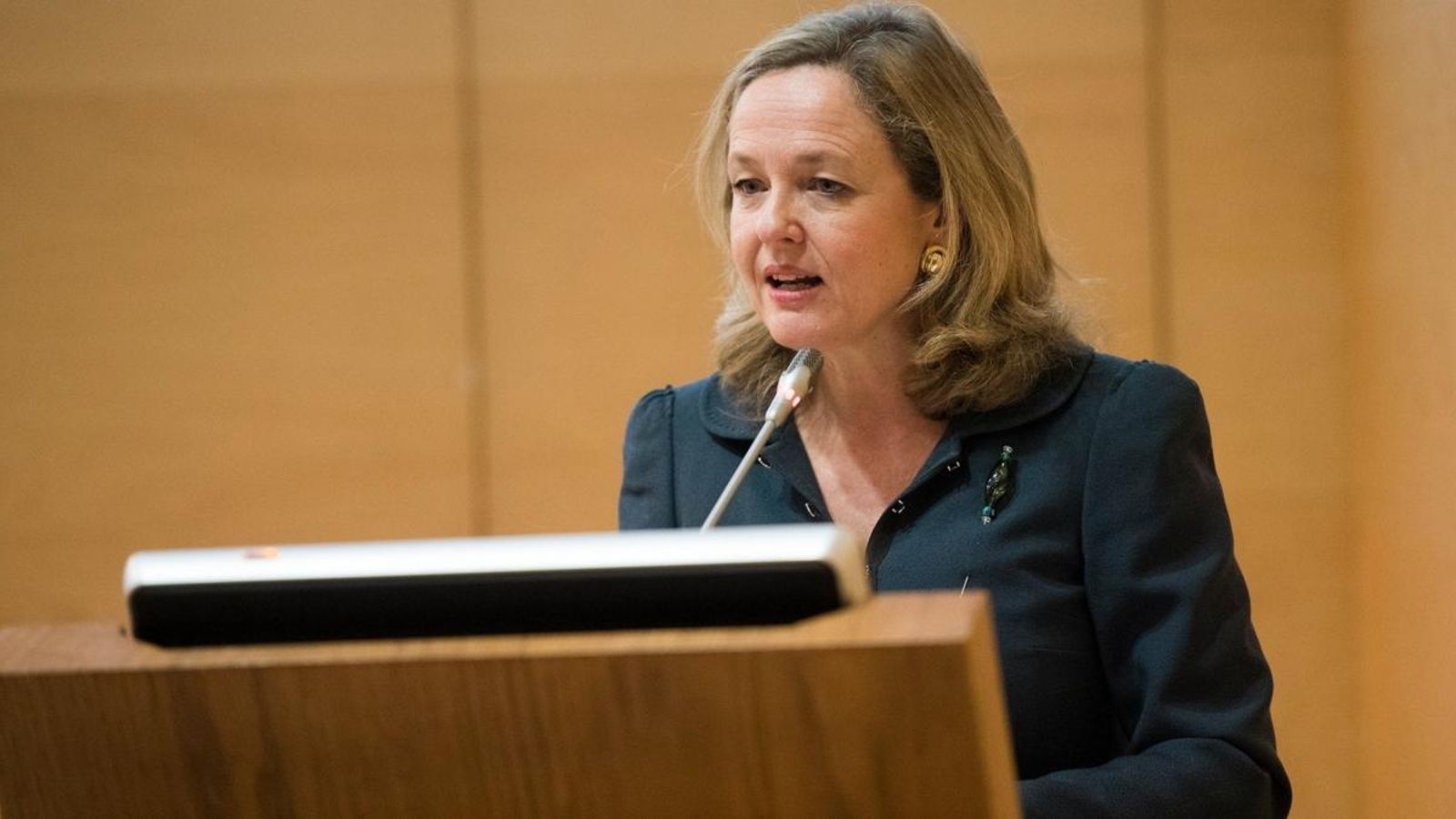 La ministra d'Economia i Empresa, Nadia Calviño, en una imatge d'arxiu