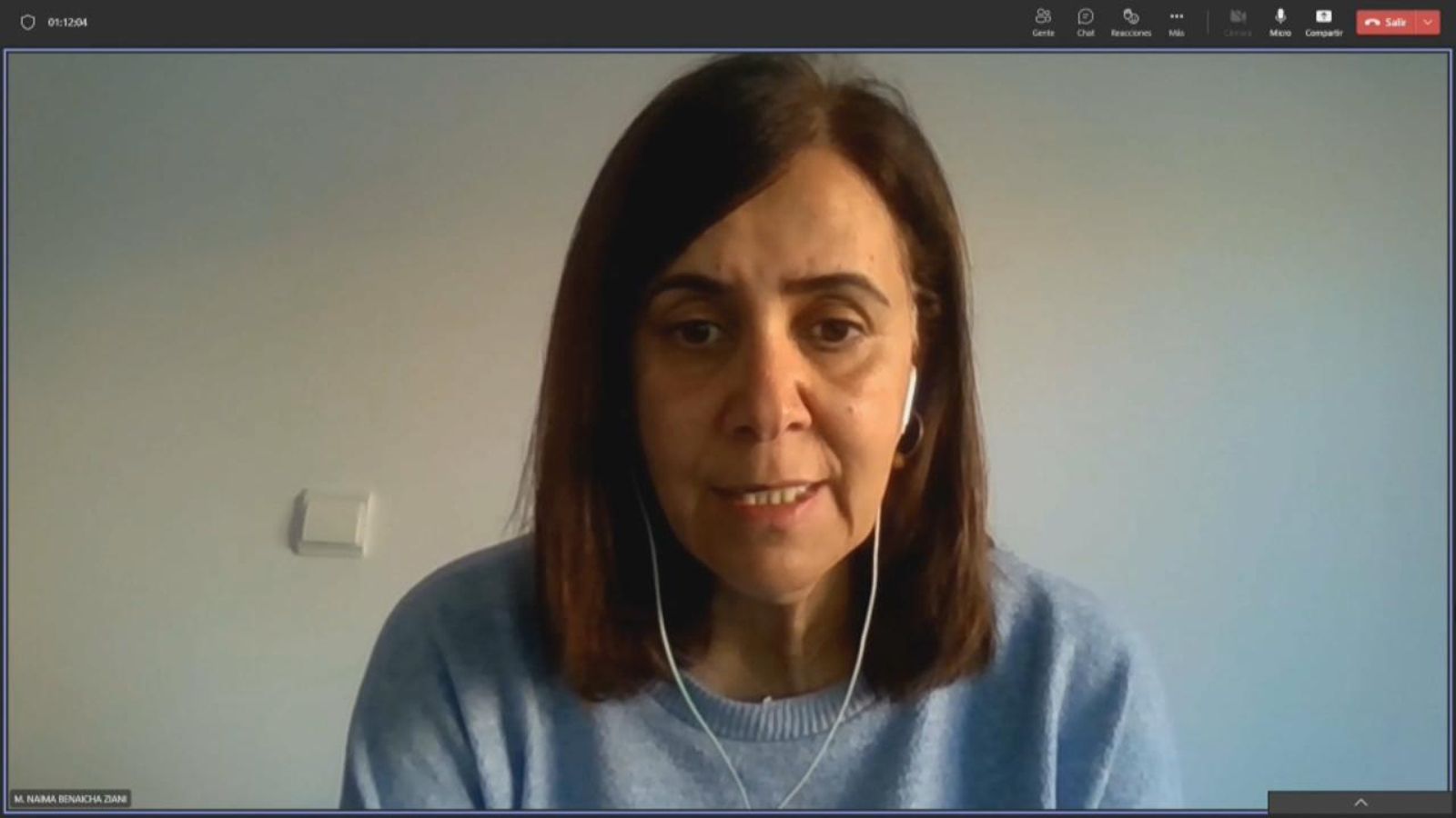 Naima Benaicha Ziani en 'Les notícies del matí'