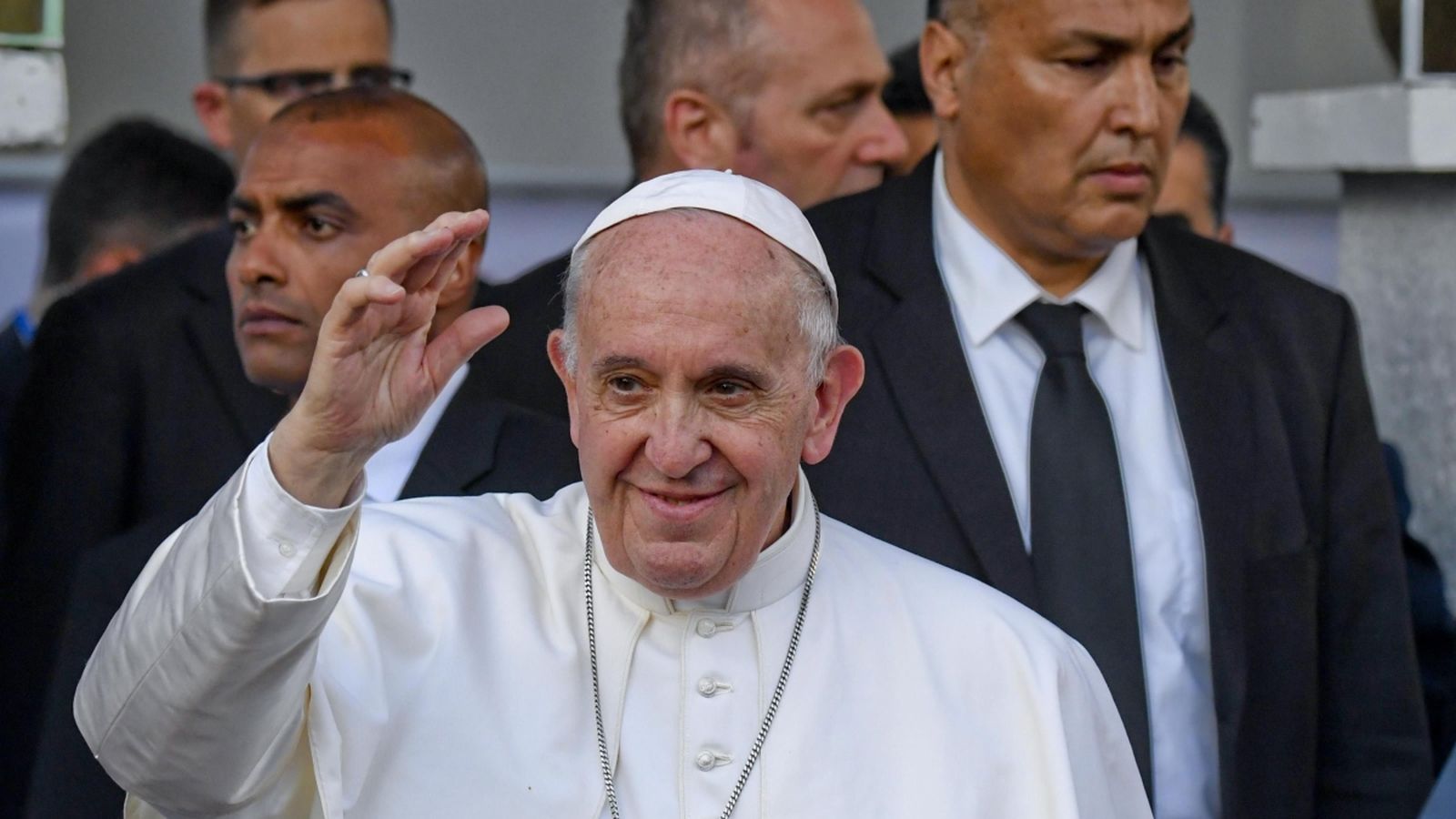 El Papa Francesc en la seua vista al Marroc