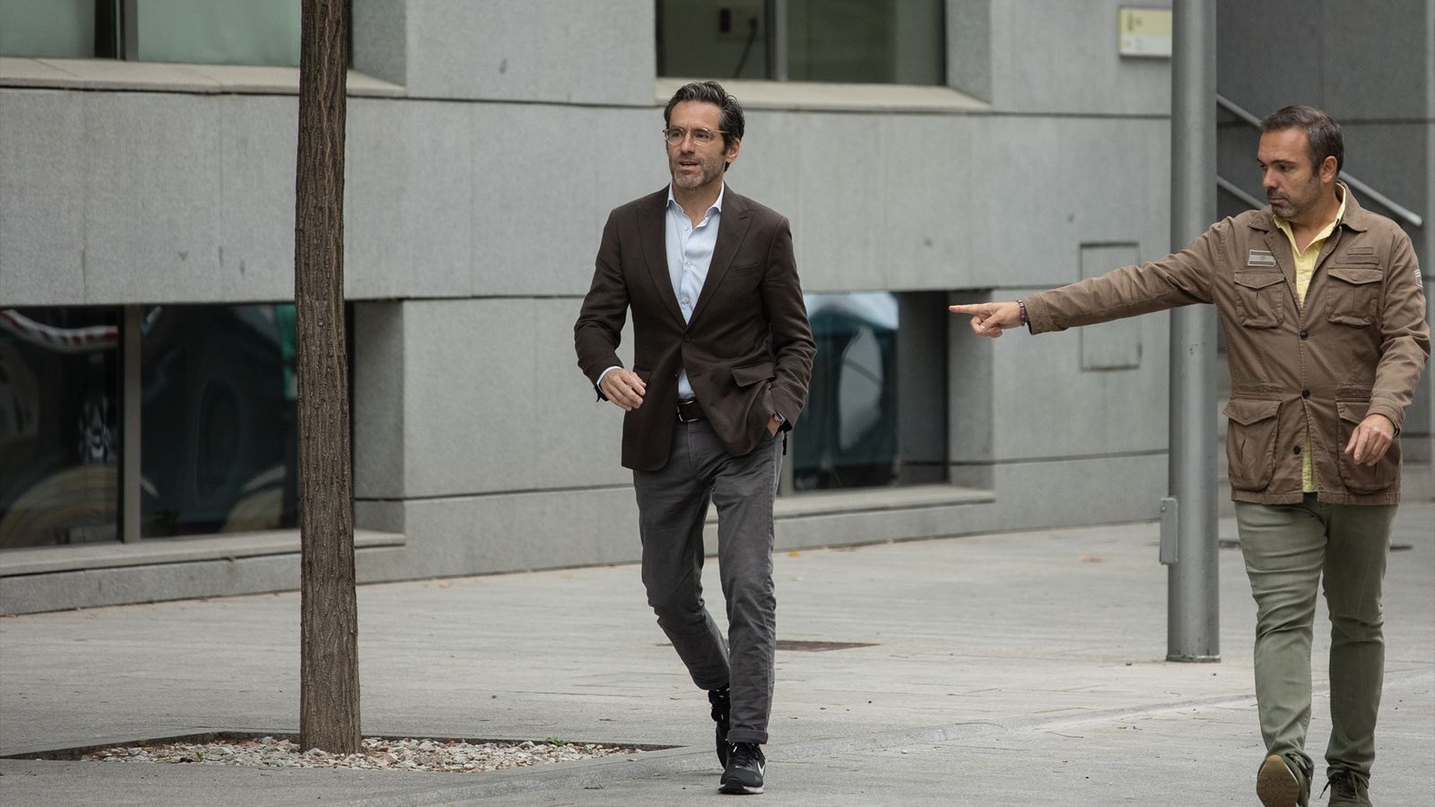 El vicesecretari de Cultura I portaveu del PP, Borja Sémper, dilluns després de presentar la querella a l'Audiència Nacional