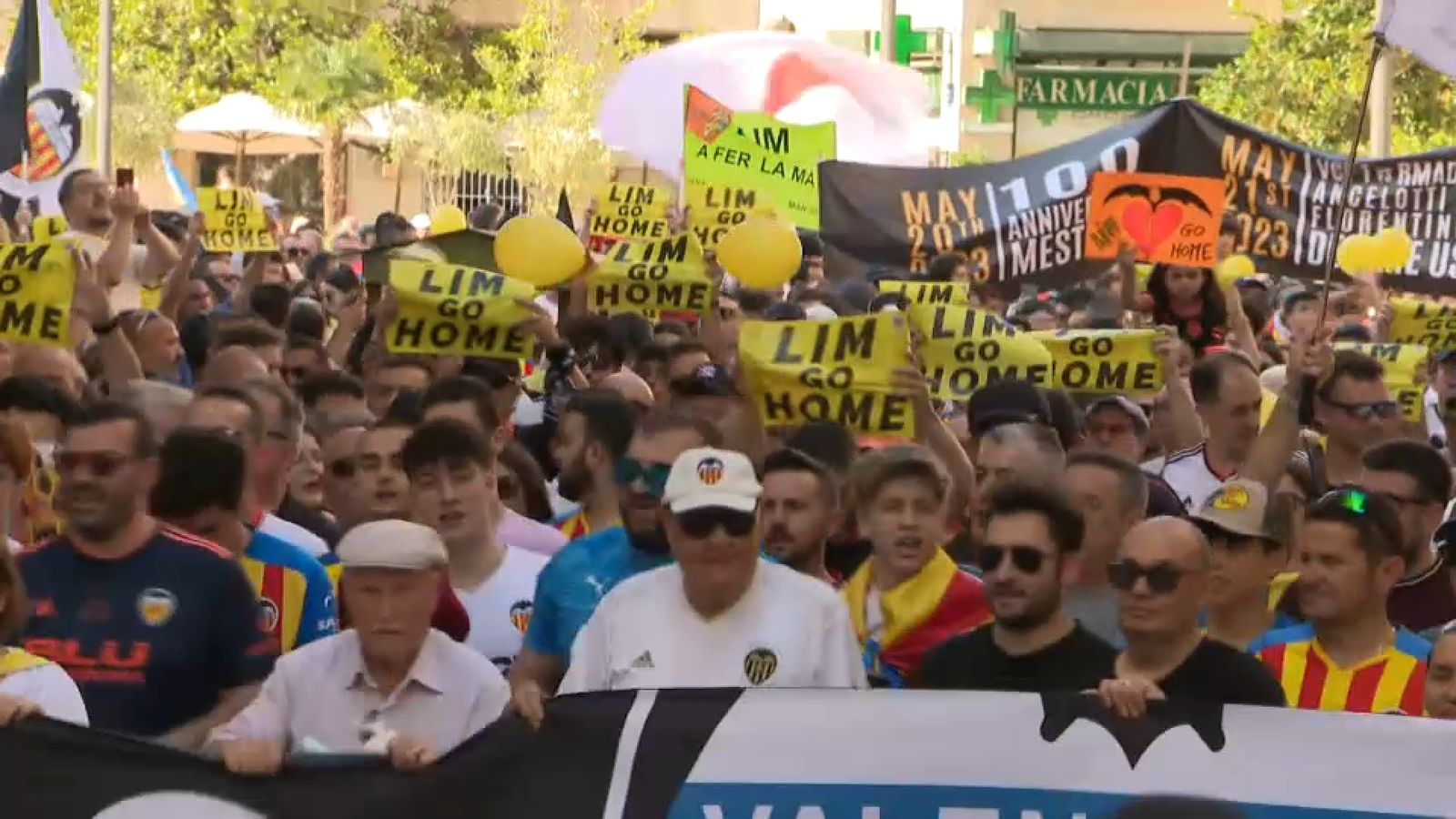 Imatge d'una manifestació contra Peter Lim de fa dos anys